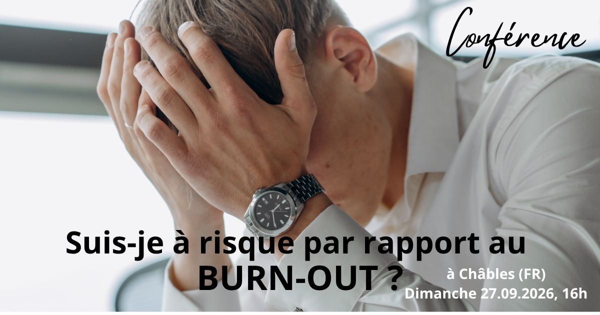 Conférence gratuite Burn-out