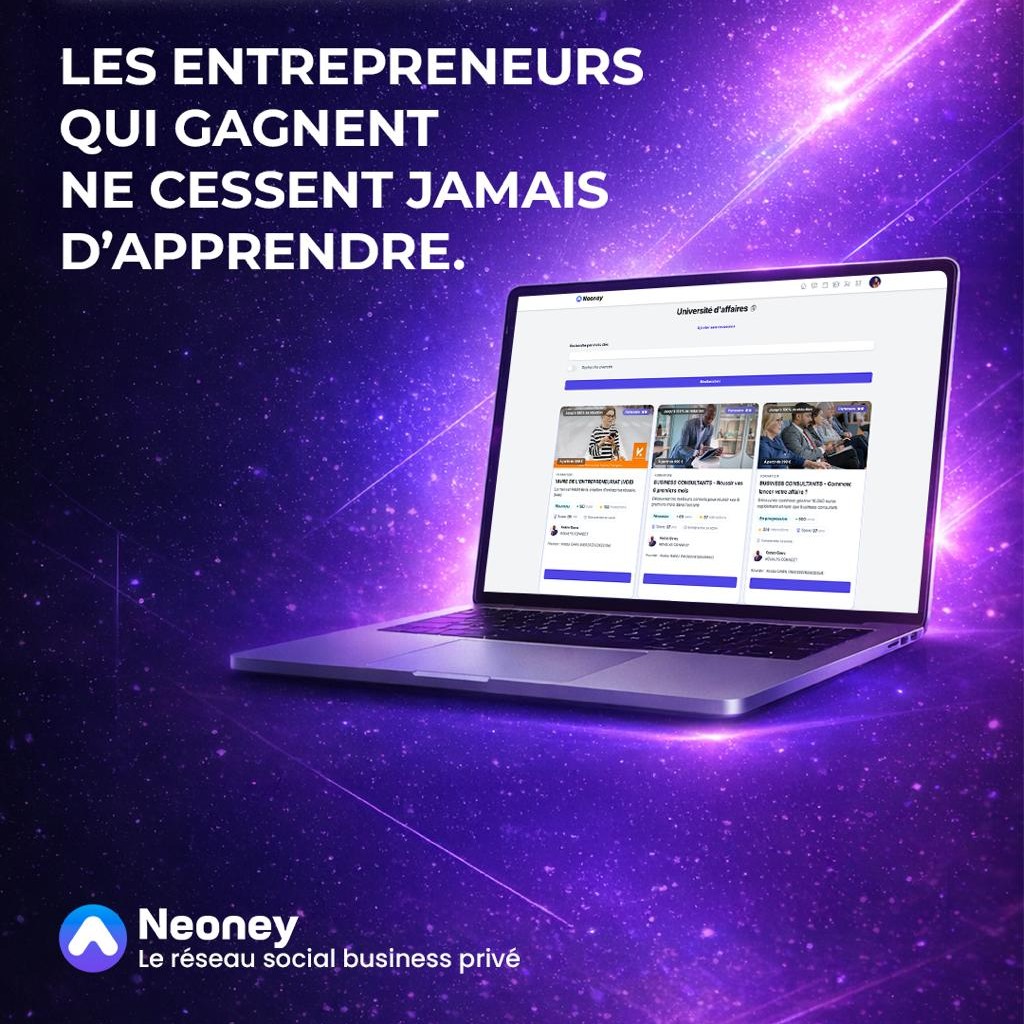 La plateforme business pour vendre, scaler et lever des fonds Plus de 80 000 fondateurs, CEOs, freelances, coachs, thérapeutes, porteurs de projets, investisseurs et apporteurs d'affaires connectés 