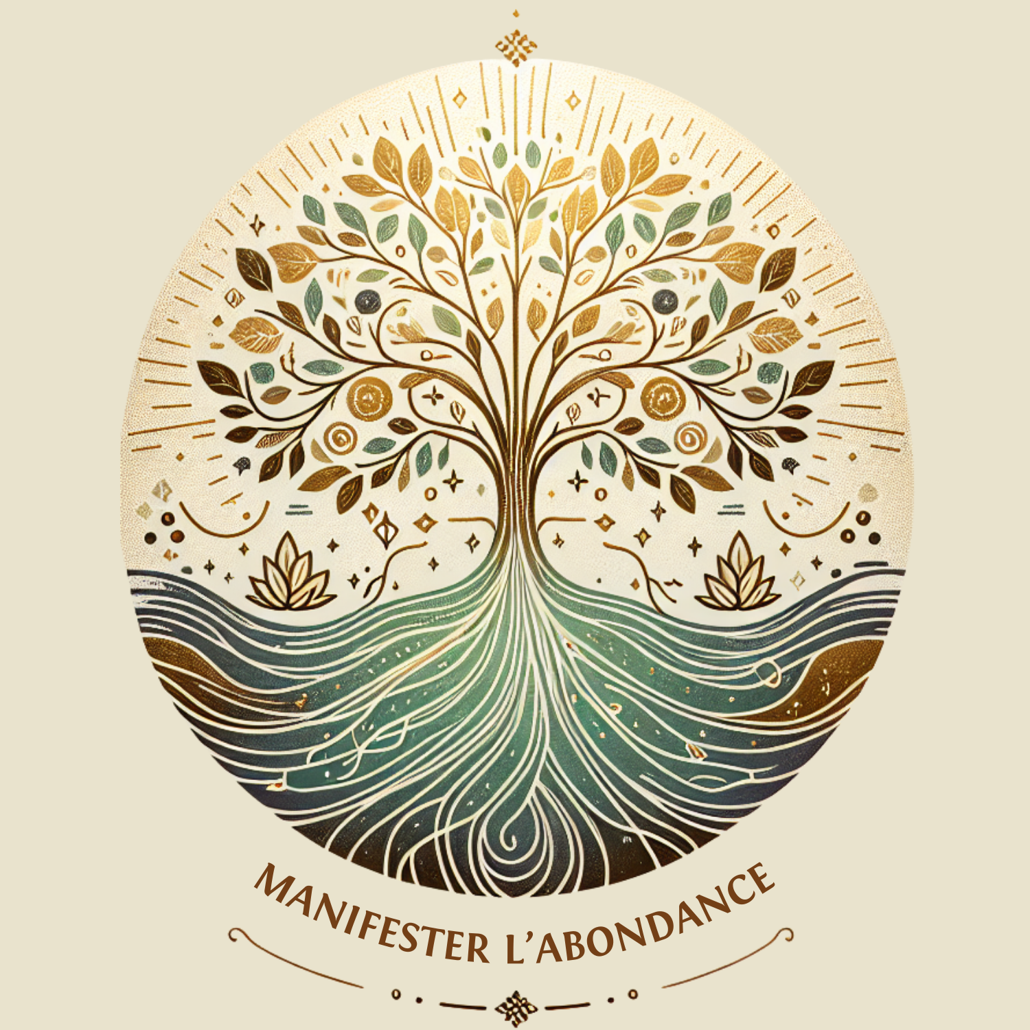 Logo programme manifester l'abondance