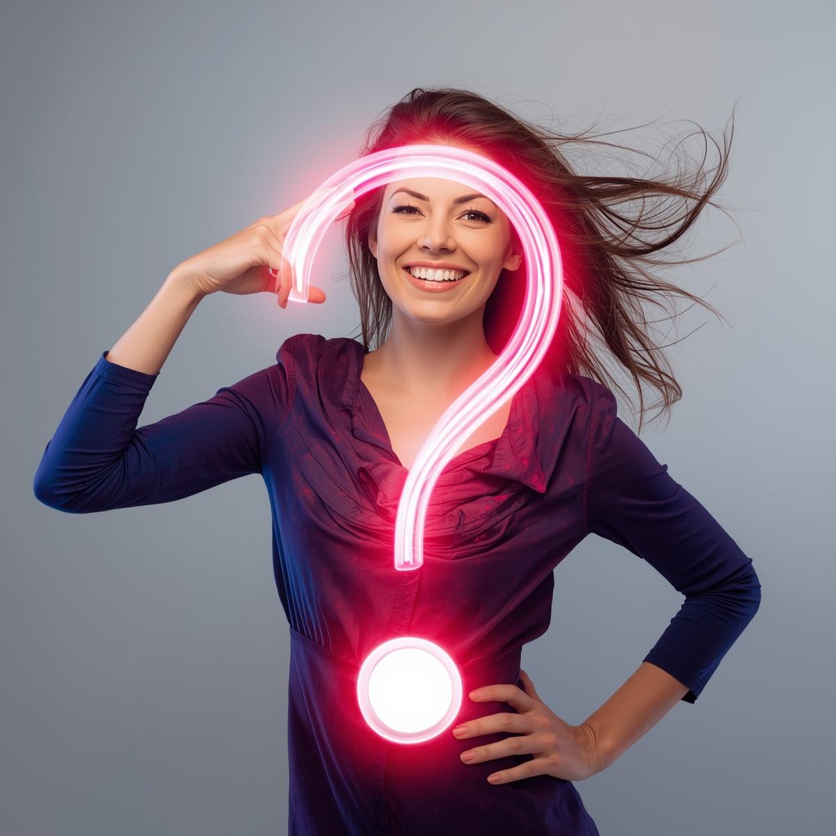Une%20femme%20dynamique%20et%20souriante%20qui%20tend%20un%20point%20d_nterrogation%20lumineux