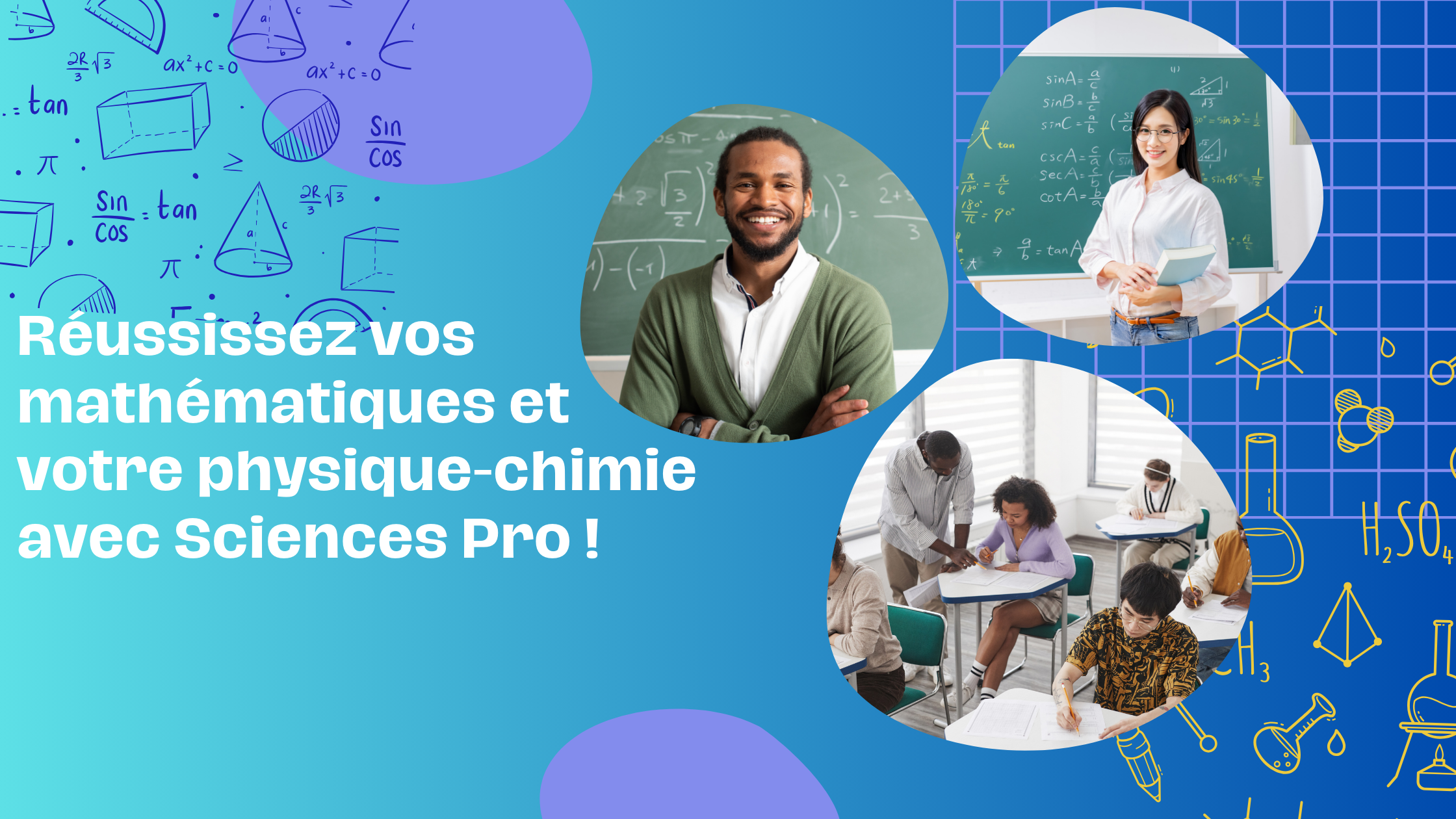 Élèves et enseignants en mathématiques et physique-chimie - Sciences Pro