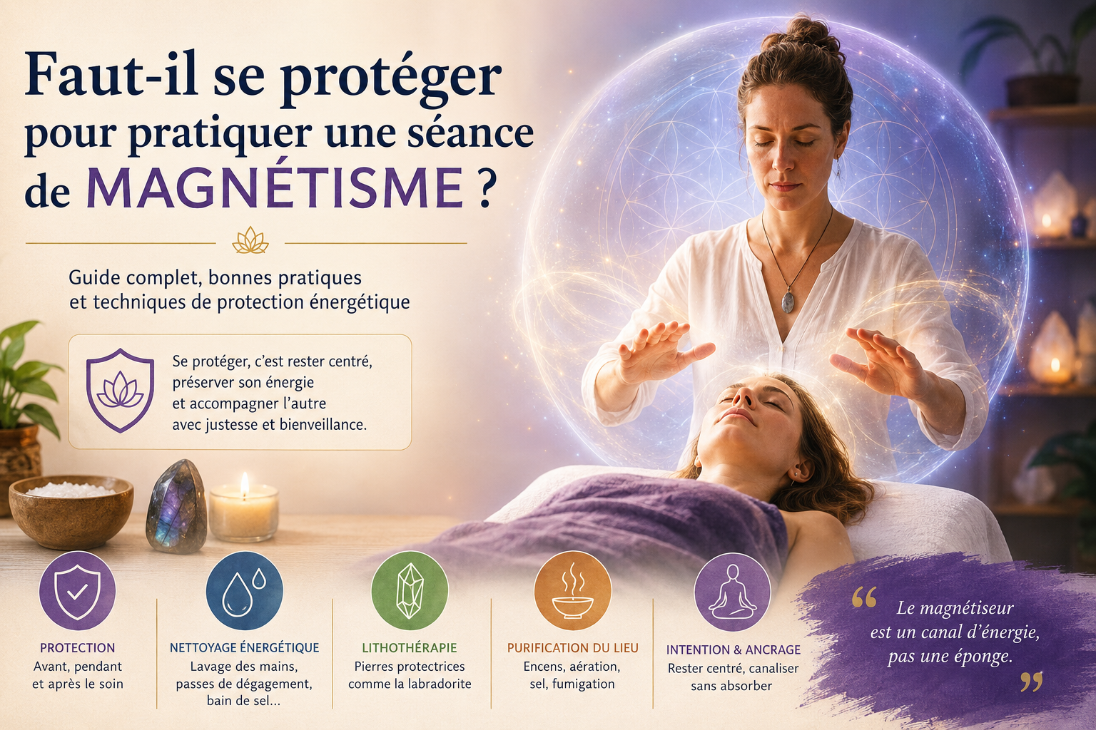 Faut-il se protéger pour pratiquer une séance de magnétisme ?