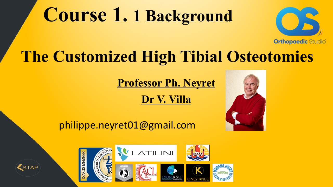  The customized Tibial osteotomies 