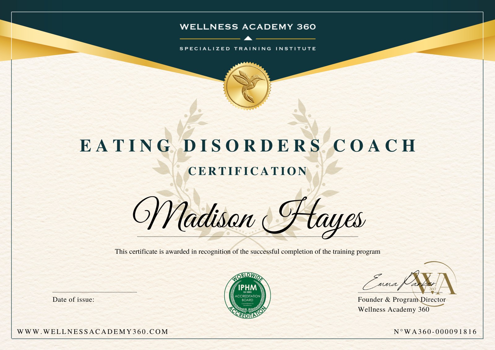 Eating Disorders Coach Certificate