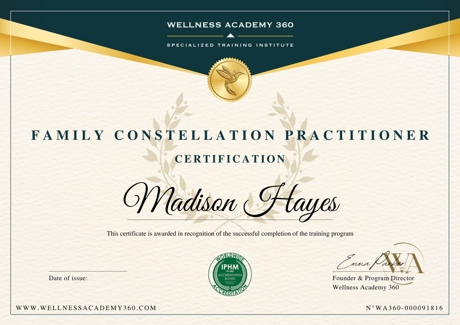 Family Constellation Practitioner Certificate