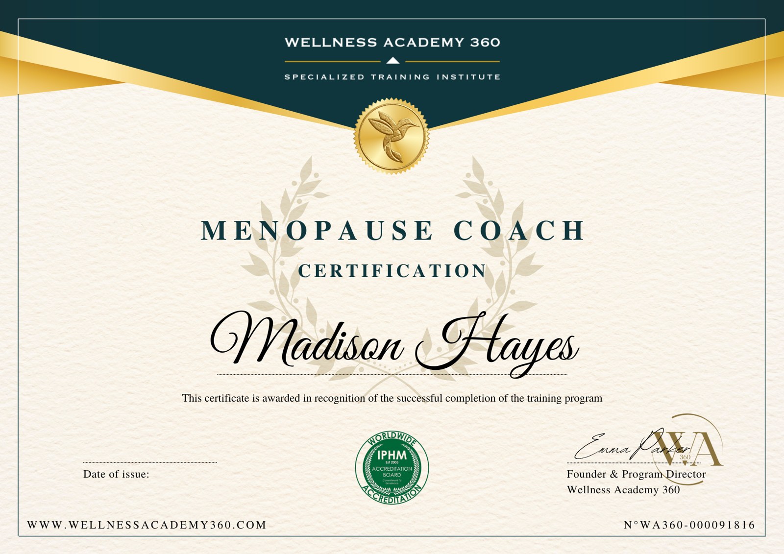 Menopause Coach Certificate